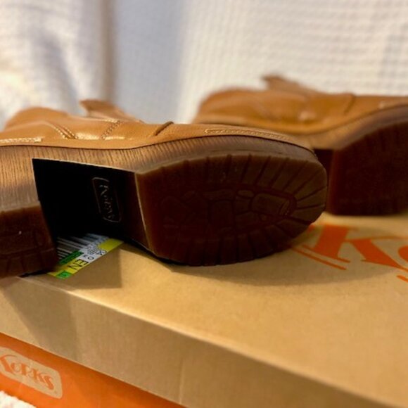 Korks Robin Leather Ankle Clog Heel Boots - Size 9M - Picture 3 of 3